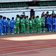 エコパスタジアムでNTT西日本グループカップ 静岡県ユースU12サッカー大会決勝戦　閉会式