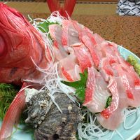 夕食2人分の金目盛り