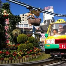 小さい子でも乗れるアトラクション多数