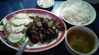 なす味噌いため定食が絶品！