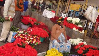 花市場がすばらしい