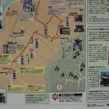 寺町通りの案内パネルです。 