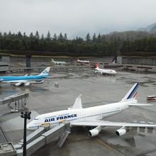 B747-400がたくさんいました