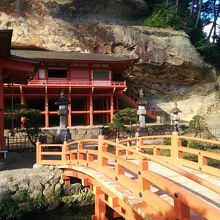 赤い橋も素敵です