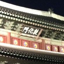 夜のライトアップ