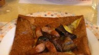 そば粉のガレットが人気