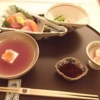 上品な夕食です。
