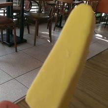 旗山特産のバナナを使ったバナナアイス