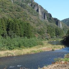 素晴らしい立久恵峡の景観