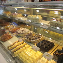 ケーキコーナー。