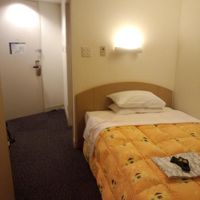 中から見た入口（カードキー使用）