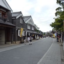 レトロな街並み