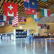 国際線ターミナル。