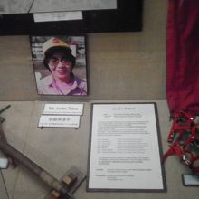 女性で初のエベレスト登頂の田部井さんの紹介コーナー