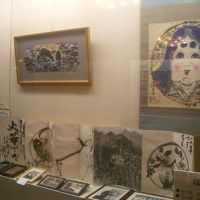 ロビーは棟方志功作品のギャラリースペース