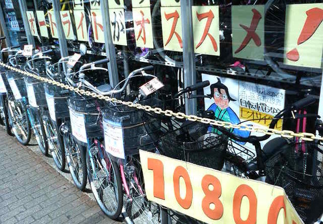 船橋市役所近くの一般向けの自転車屋