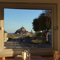 朝食レストランからの眺望が絵画のようです