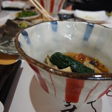 きのことうなぎの炊き合わせ