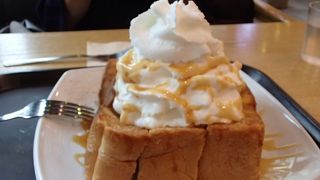 ハニーバタートーストは絶品！