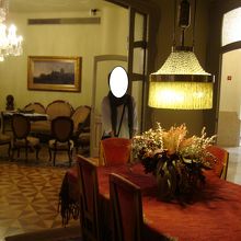 メインルームの素晴らしい装飾の数々