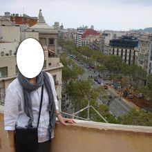 グラシア通りの眺め