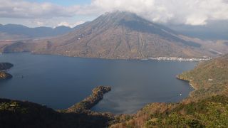 男体山、中禅寺湖、八丁出島の見える定番スポット