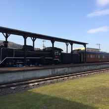 客車はライダーハウスになっていました。