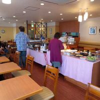 無料朝食バイキング