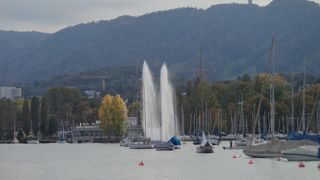 チューリヒ中央駅から、歩いて行けます