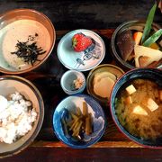 峠の茶屋の昼食