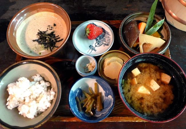 峠の茶屋の昼食