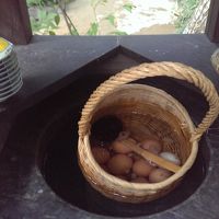 温泉卵は、ご自由に