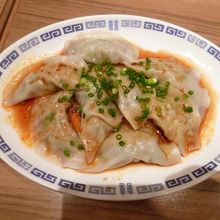 辛めのチリ水餃子！