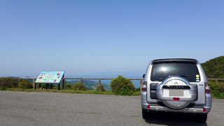 霧香峠の展望台