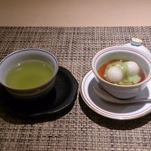 南瓜プリン　ずんだ餡