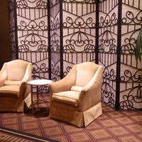 ロビーにある素敵なソファー