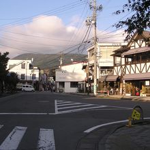 旧軽ロータリーからの眺め