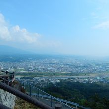 序盤の山を越えた見晴らし台。