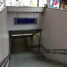 地上からの入口ですよ