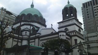 美しいロシア風の教会建築です