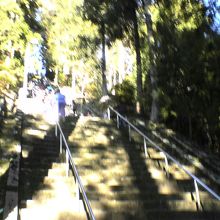 さて長い階段が何処までも続きますよ！