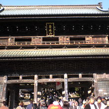 身延山久遠寺に向かう入り口ですが、ここからが大変です！