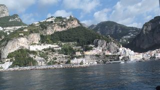 船から海岸をみるのが1番きれいです