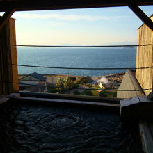展望露天風呂からの眺めは最高です！