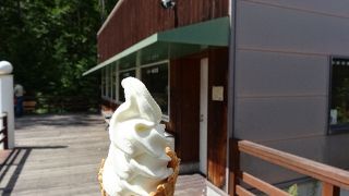 木曽の近くを通ったら遠回りしてでも立寄りたいアイスクリーム屋さんです。