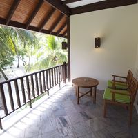 ベランダは広々。