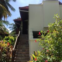 お部屋への階段。