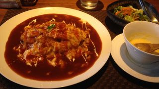 オムライスセット　+　後から飲み物