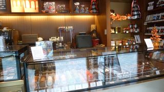 ティーサロンでチョコレートドリンク