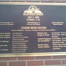 1998年オールスター開催の記念プレートも設置されていました